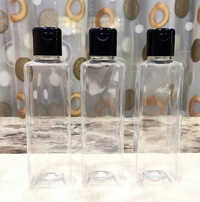 200 Ml Pet Square Bottle - Color: Transparent
