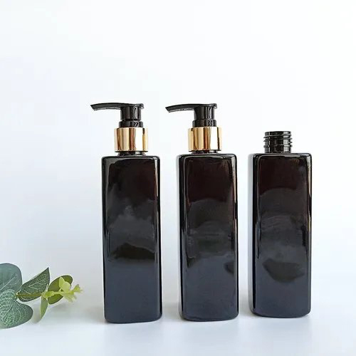 शैम्पू हेयर कंडीशनर के लिए लोशन पंप के साथ 200 मिलीलीटर पीट बोतल