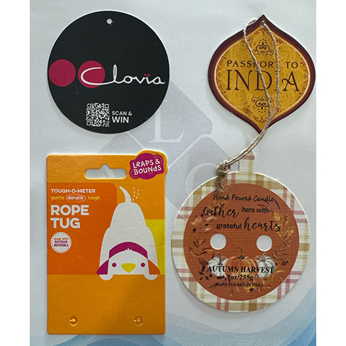 Garment Hang Tags - Color: Different Available