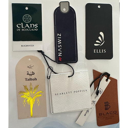 Garment Hang Tags - Color: Different Available