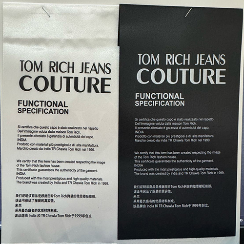 Printed Woven Washcare Labels