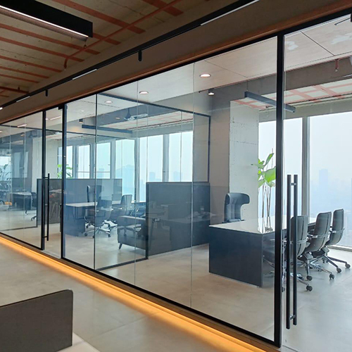 Modular Glass Partition