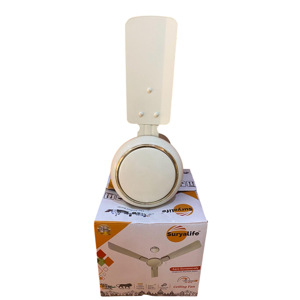 Rider Ceiling Fan - Color: White