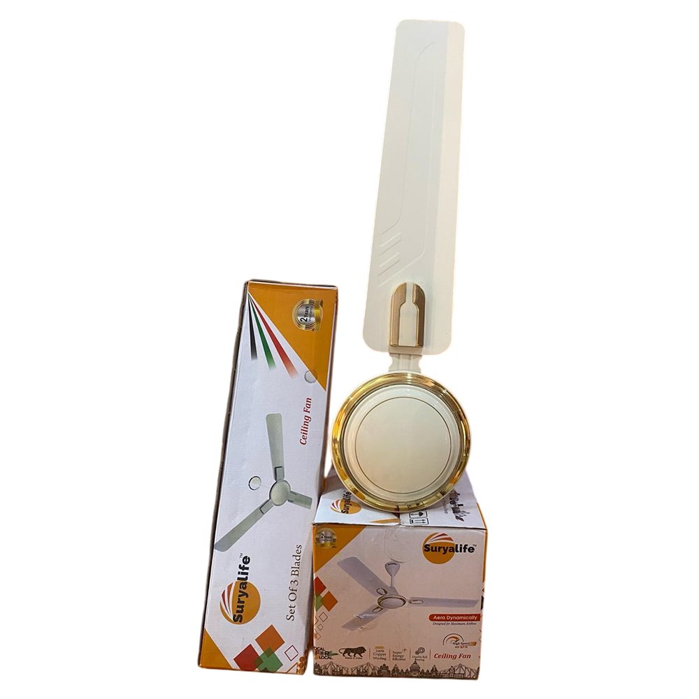 Topaz Dx Ceiling Fan - Color: White