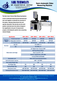 SAHIL Manual Vision Measurement Machine