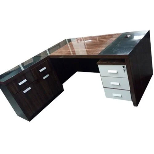 Wooden L Shape Table