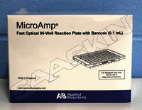 Thermo Fisher Scientific Applied Biosystems MicroAmp Fast Optical 96-Well Reaction Plate, 0.1 mL