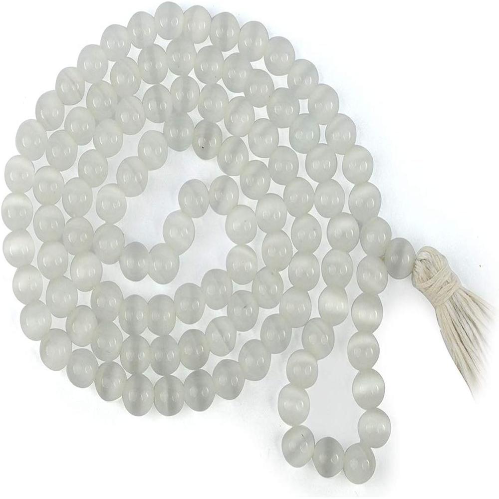 Selenite Aaa Star Crystal Beads - Color: White