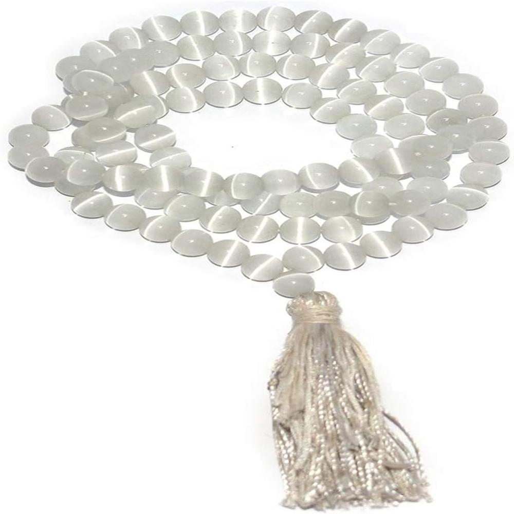 Selenite Aaa Star Crystal Beads - Color: White
