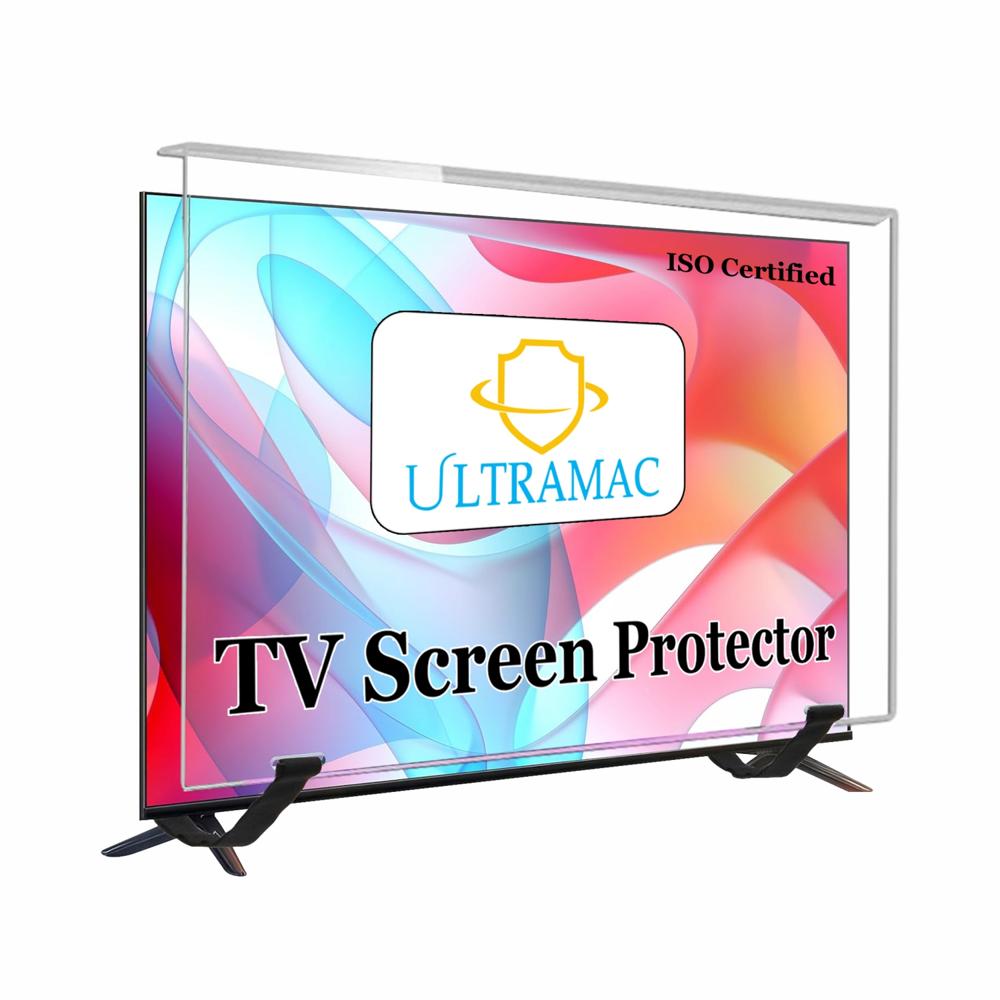 ULTRAMAC 50 inch LED TV Screen Guard Un-breakable Tempered Glass