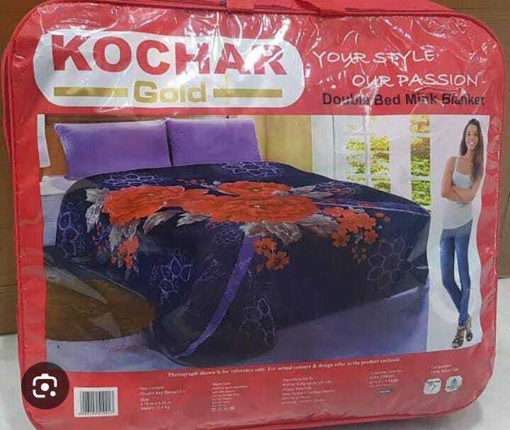 SIGNATURE ( KOCHAR GOLD  DOUBLE BED BLANKET )