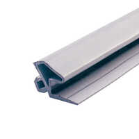 Aluminium Door Section - Color: Silver