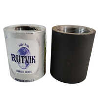 Ms Pipe Socket And Coupling - Color: Black Paint