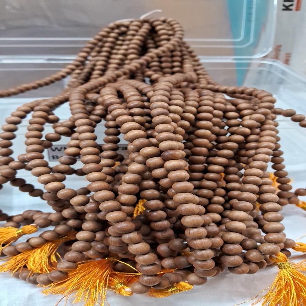 White sandalwood Australian 108 Beads mala
