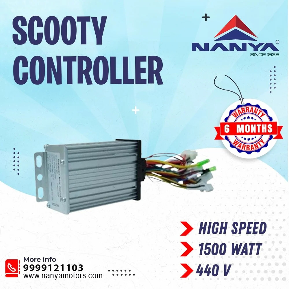 440 V AC Aluminum 1500Watt Scooty Controller, For Electric Vehicle
