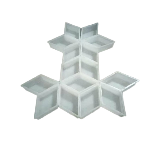 25mm Plastic Paver Mould - Color: White