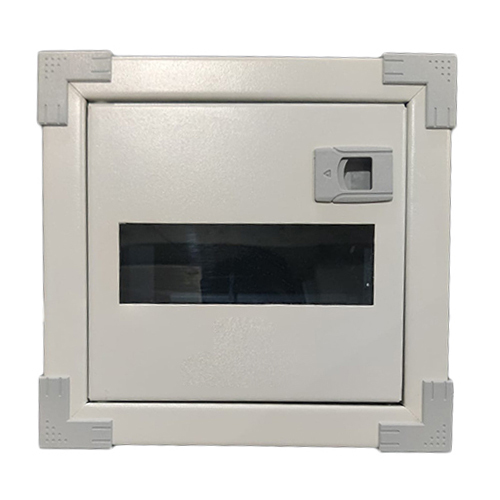 8W Glass D/Door Mcb Box - Material: Stainless Steel