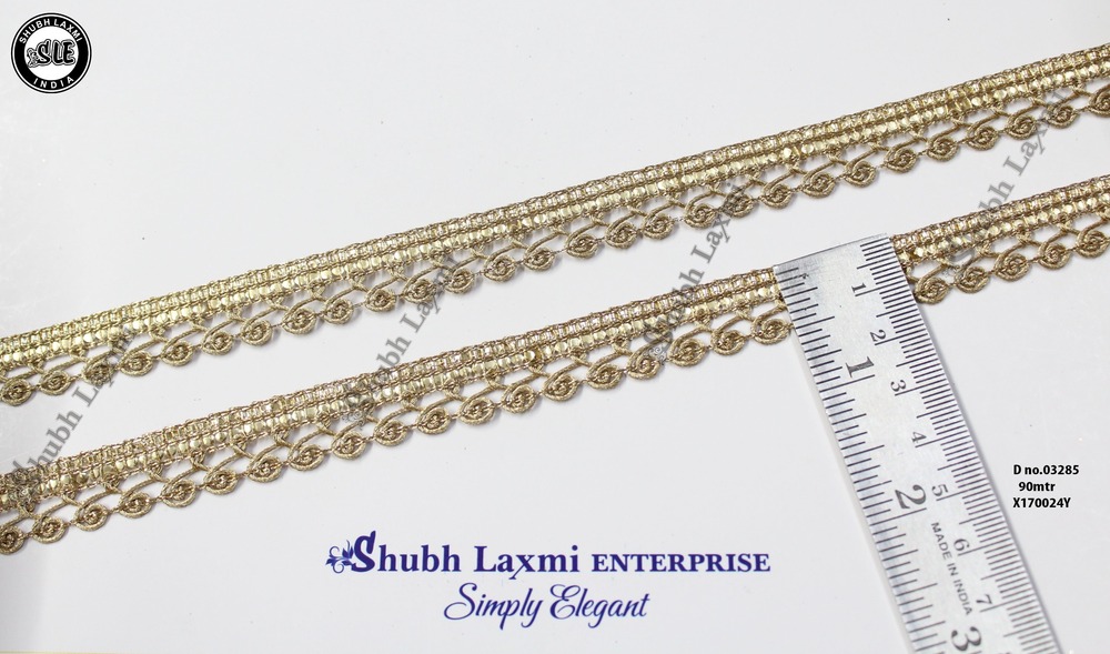 embroidery golden lace