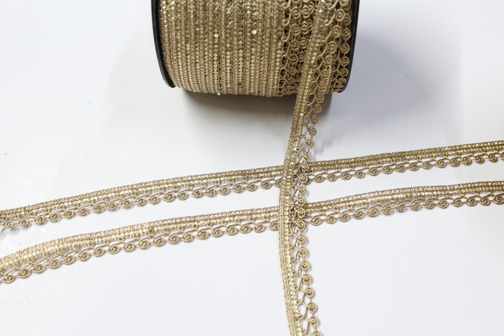 embroidery golden lace