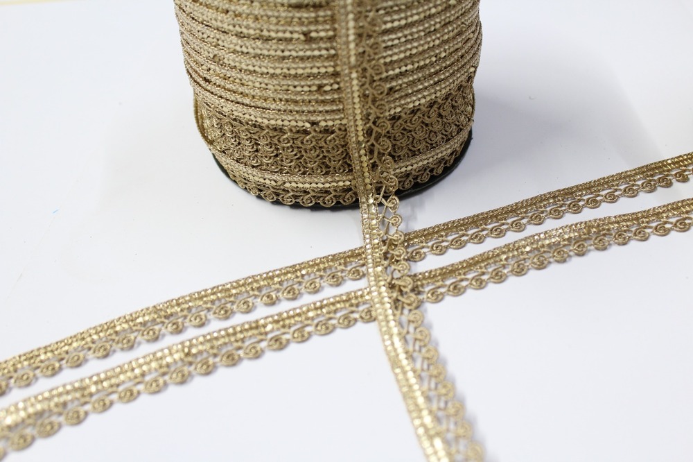 embroidery golden lace
