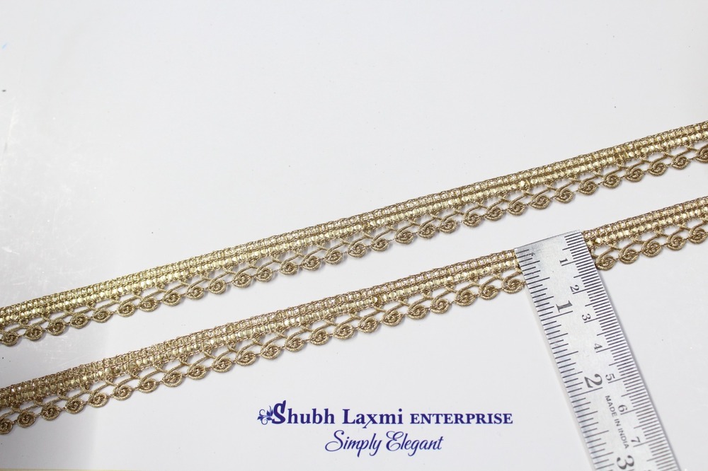 embroidery golden lace
