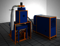 5 HP Creta Power Pulverizer with Grader & Cyclone