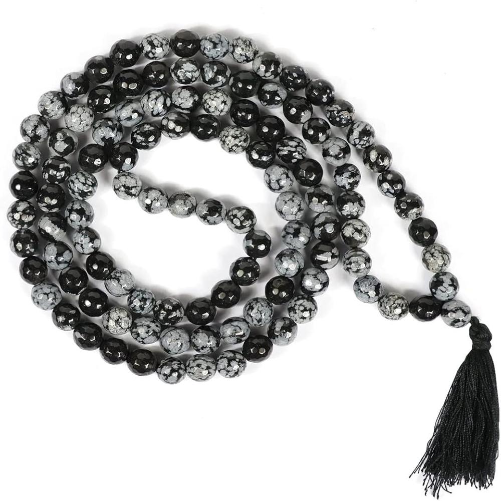 Snowflake Obsidian Crystal Beads