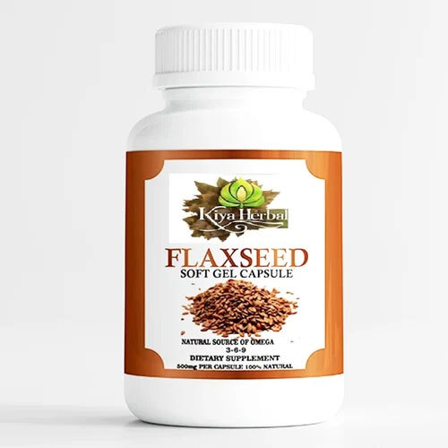 Ayurvedic Flaxseed Softgel Capsule