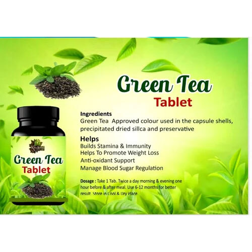 Herbal Green Tea Tablet
