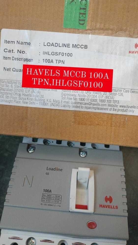 HAVELS MCCB 160A 4 POLE TPN, IHLGSF0160