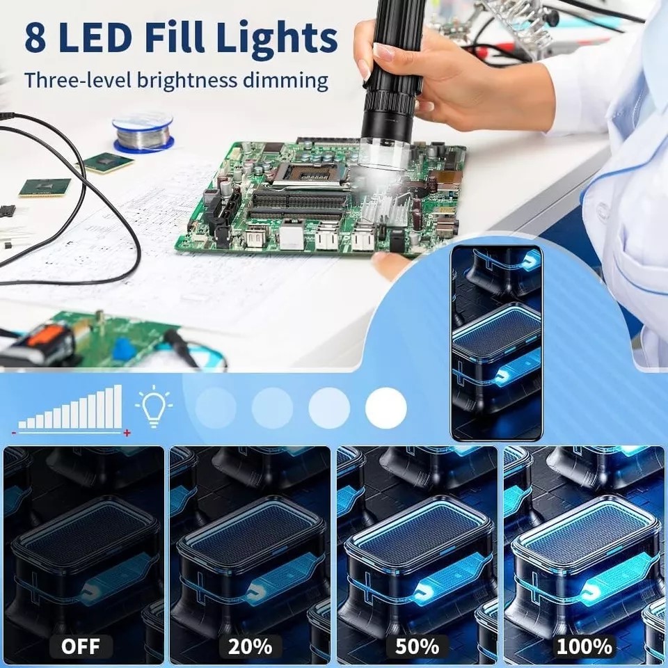 Portable Digital Microscope 50-1000x Magnification