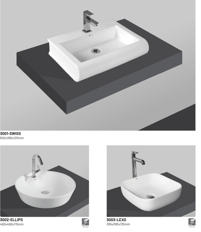 table top basin