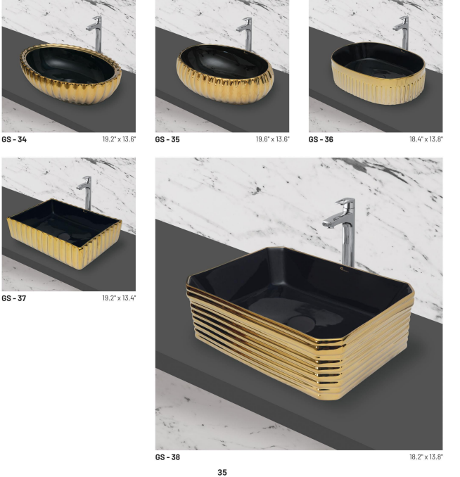 Designed table top wash basin