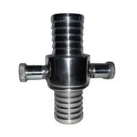 Stainless Steel Delivery Fire Hose Coupling - Color: Silver