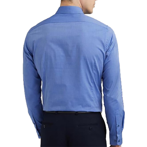 Blue Long Sleeve Formal Shirt - Feature: High Quality