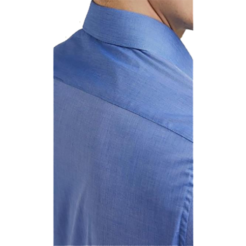 Blue Long Sleeve Formal Shirt - Feature: High Quality