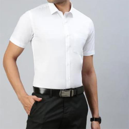 White Half Sleeve Formal Shirt