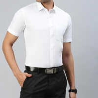 White Half Sleeve Formal Shirt