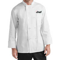 Cotton Chef Coat - Color: White