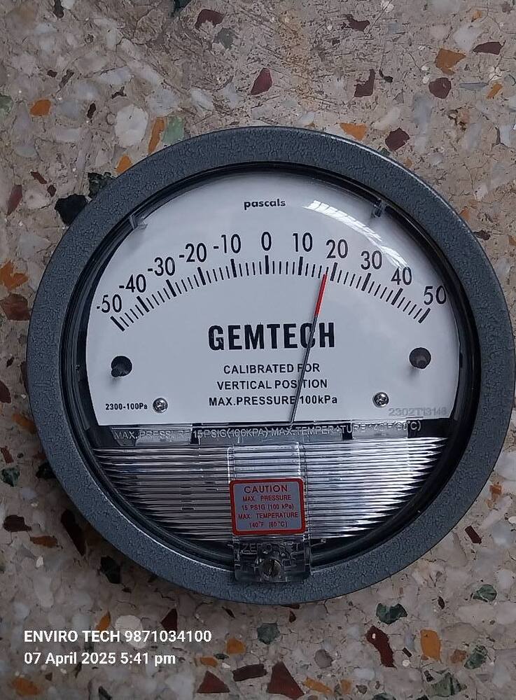 Online GEMTECH Differential Pressure Gauge Google Search India
