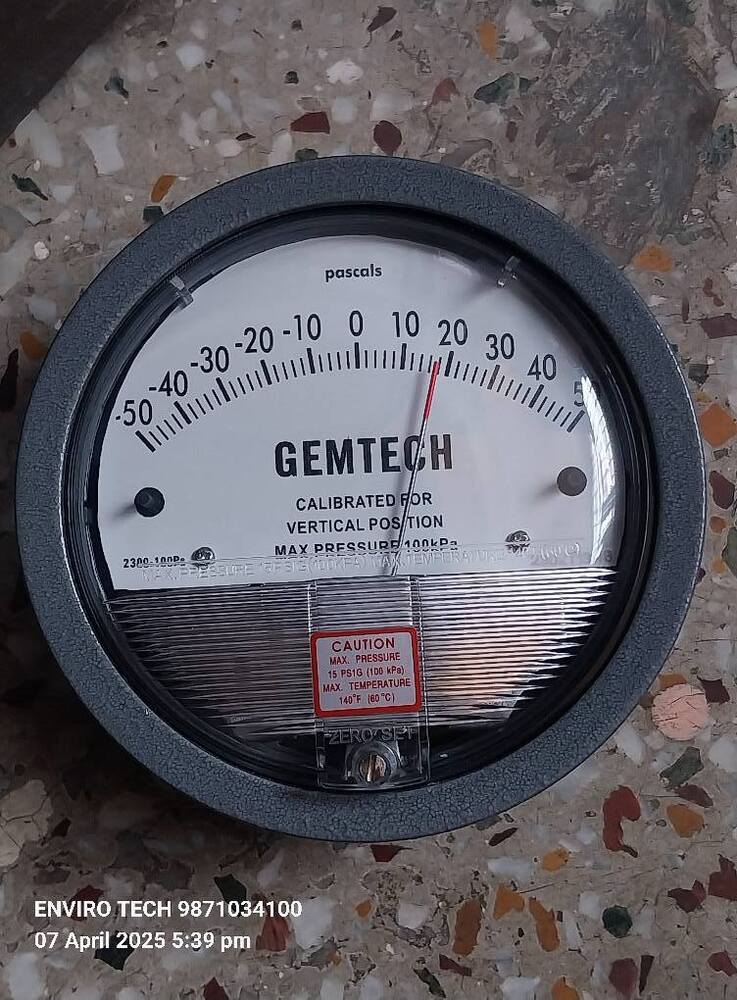 Online GEMTECH Differential Pressure Gauge Google Search India