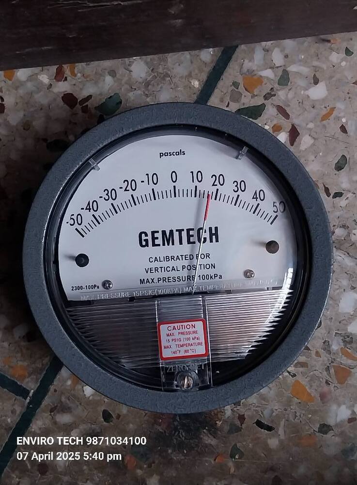 Top Ranking GEMTECH Differential Pressure Gauge Products From Verified In Delhi NCR