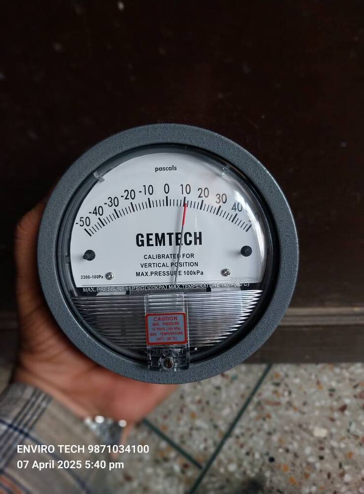 Top Ranking GEMTECH Differential Pressure Gauge Products From Verified In Delhi NCR