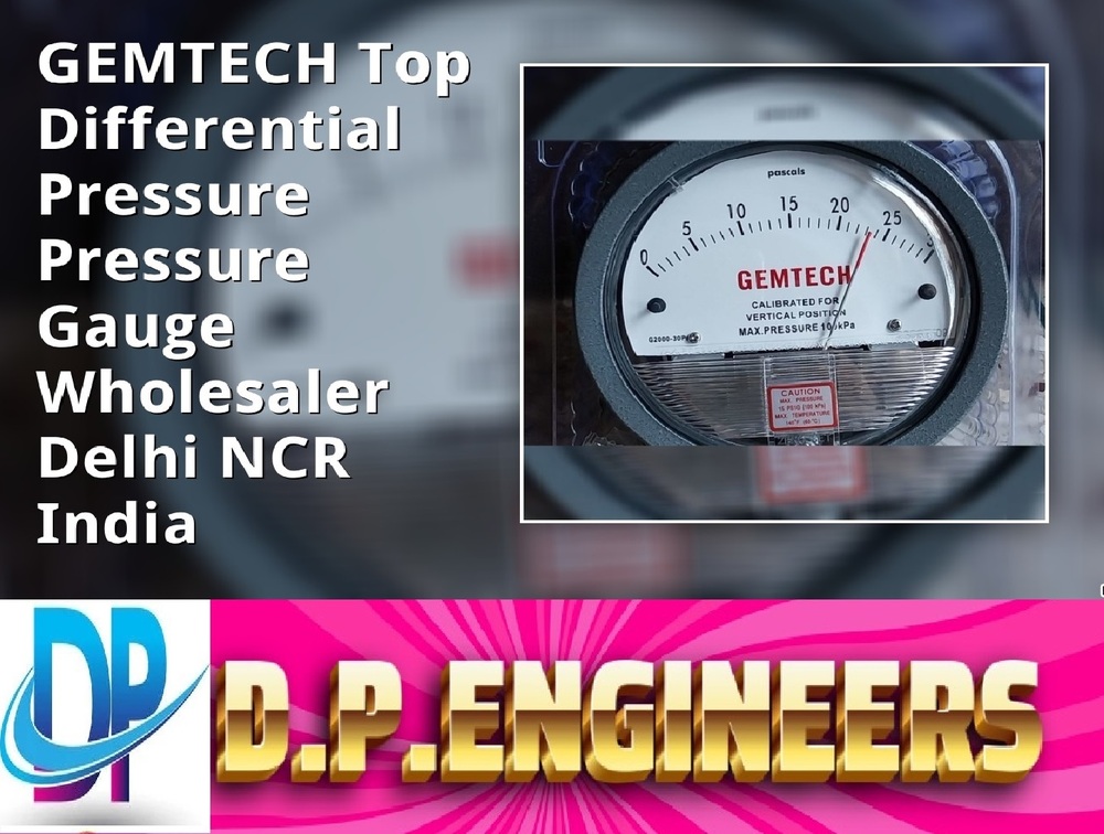 Series G2000 GEMTECH Differential Pressure Gauges Wholesalers for Greater Noida