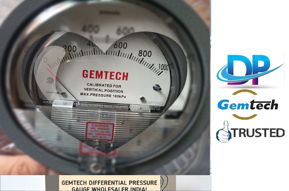 Series G2000 Gemtech Differential Pressure Gauges Wholesalers For Greater Noida - Accuracy: - A 2% Of Full Span At 70 (21 (A 3% On -0