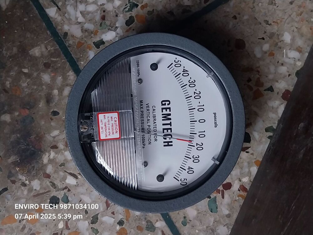 GEMTECH Differential Pressure Gauges 81 Model Number