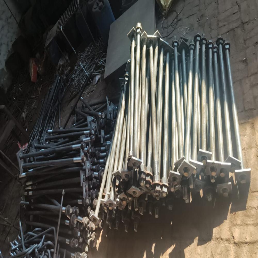 MS Foundation Bolt Available in Hassan  Karnataka  For Industrial Construction