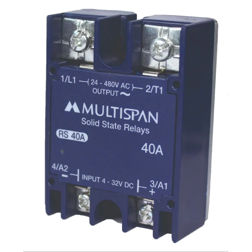 Dc Multispan Rs 40A Ssr - Color: Blue