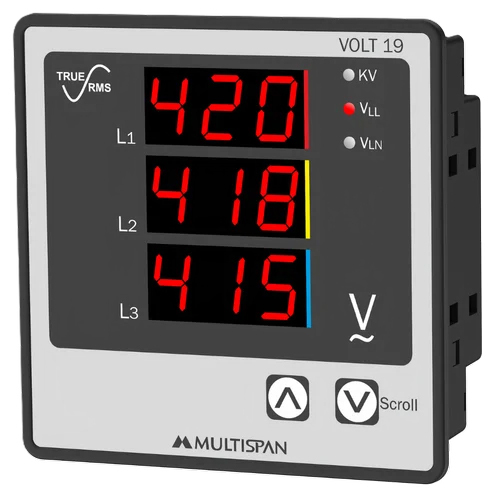 Multispan Volt 19N Digital Panel Meter - Accuracy: 100 %