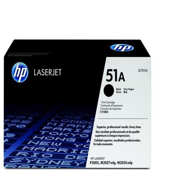 Hp 51A Black Toner Cartridge - Features: Good Quality
